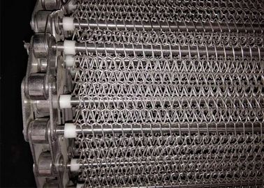 Cuocia a vapore la cinghia della maglia di spirale dell'acciaio inossidabile del forno 304 di cottura del pane