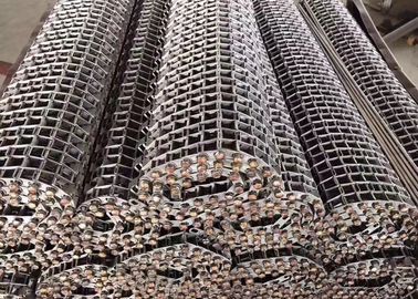 Forma di Mesh Conveyor Belt Customized Hole del cavo di acciaio inossidabile pianamente 310