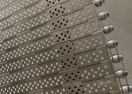 Temperatura elevata ed alcali del nastro trasportatore della maglia della catena del commestibile resistenti