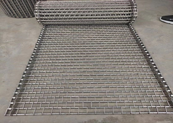 Spuntino resistente ad alta temperatura che frigge la catena Mesh Conveyor Belt di acciaio inossidabile