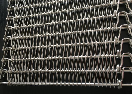 Asciugando Oven Ss 201 Mesh Belt a spirale 304 1.2mm