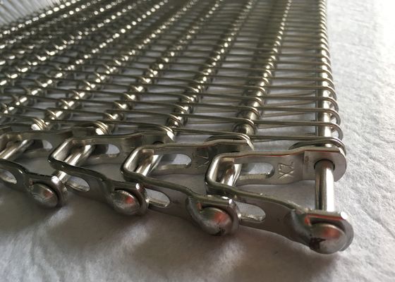 Acciaio inossidabile Mesh Belt a spirale 1.2mm di industria di trasformazione alimentare