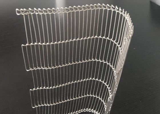 Piano Flex Conveyor Belt di industria alimentare Ss304 3mm