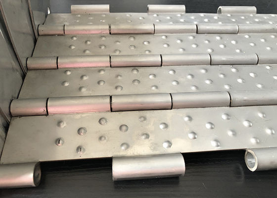 Cintura trasportatrice di lamiera resistente alle alte temperature Produzione di pellet di legno