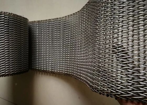Buon panno Oven Balanced Weave Conveyor Belts del tessuto del metallo di permeabilità all'aria