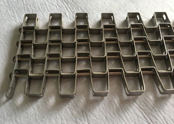 Anti cavo piano Mesh Belt dell'acciaio inossidabile 100mm della ruggine 304