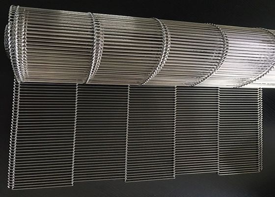 Forno SUS304 Flex Conveyor Belt piano della copertura di cioccolato dei biscotti
