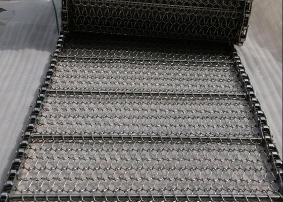 lunghezza a catena 201 inossidabili Mesh Belt a spirale di 800mm