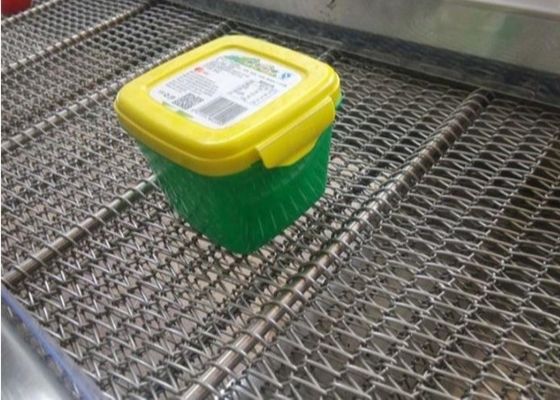 Cavo a spirale Mesh Conveyor Belt Chain Driven di acciaio inossidabile del commestibile 201