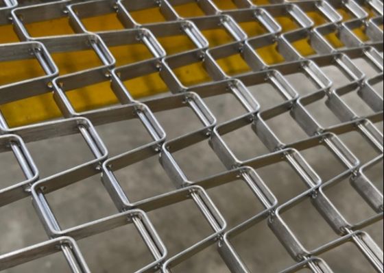 Cavo piano Mesh Belt di acciaio inossidabile di produzione 304 del pane