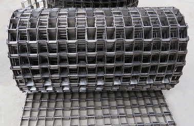 Cintura trasportatrice a rete di filo piatto industriale Cintura di filo in acciaio inossidabile per congelamento