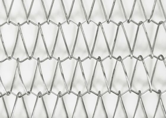 Catena ad alta temperatura Mesh Conveyor Belt dello Sgs dell'azienda agricola di industria alimentare