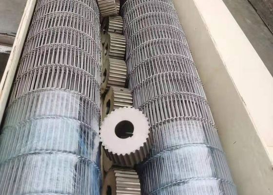 acciaio inossidabile della cinghia 316l del cavo di Chips Frying Baking Flat Flex di larghezza di 50cm