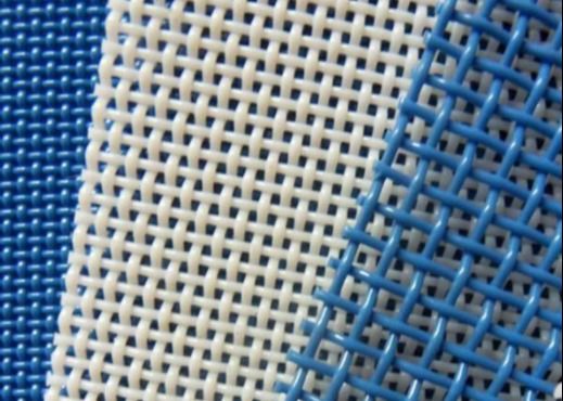 poliestere Mesh Conveyor Belt Plain Weave di dimensione del foro di 2mm 4mm