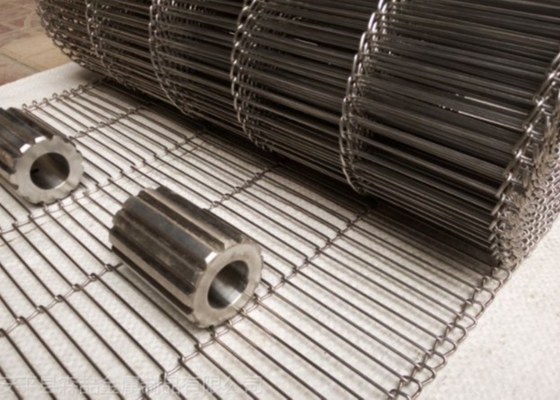 Odm su ordinazione professionale Flex Wire Belt Food Grade piano 304 per la fabbrica del cioccolato