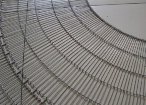 L'essiccazione interna 316l Mesh Flat Flex Conveyor Belt ha personalizzato