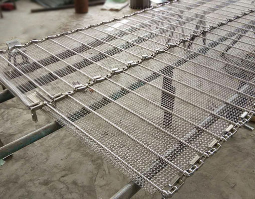 Cinture a maglia in acciaio inossidabile ad alta resistenza per la pulizia degli alimenti vegetali