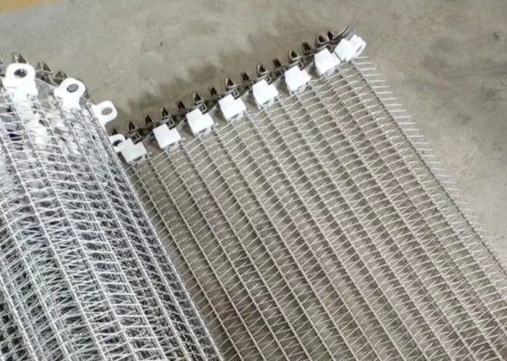 la larghezza Sus316 ss di 30cm fissa Mesh Belt Pastry Freezing