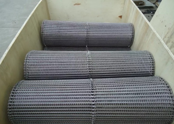 Torrefattore matto a spirale di griglia Ss304 Mesh Conveyor Belt For Dry