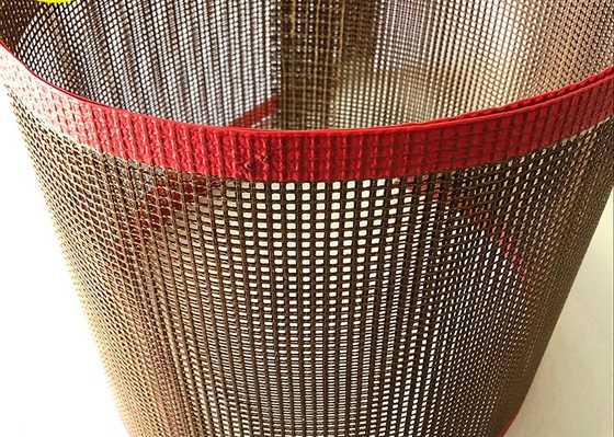 Nastri trasportatori di resistenza chimica 6*6mm PTFE per la macchina di stampaggio di tessuti