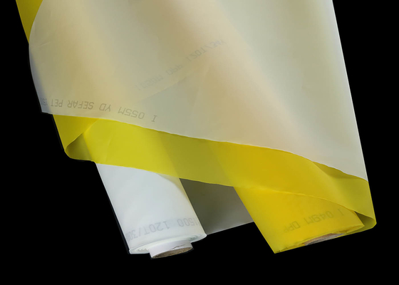 380 Mesh Polyester Screen Printing Fabric, monofilamento Mesh High Tension di nylon