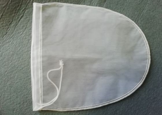200 micron sacchetti rotondi riciclabili di rosina di nylon sacchetto filtro latte con corda di trazione