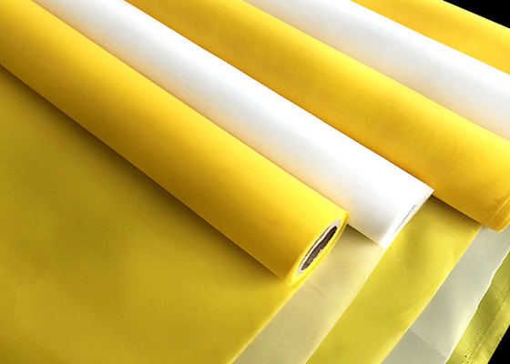200 larghezza bianca gialla di Mesh Screen Printing 115cm