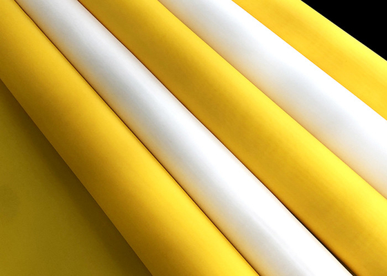 monofilamento Mesh Screen della tela 140t colore giallo bianco di larghezza dei 1,25 tester