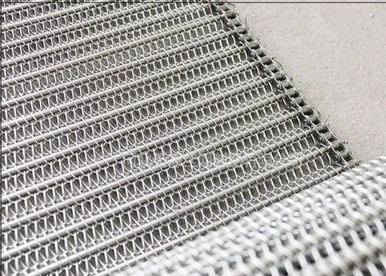 Larghezza di raffreddamento Sus304 di Mesh Conveyor Belt 1.3m della catena dell'alimento