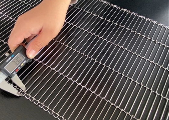 acciaio inossidabile Flex Candy Making di Mesh Belt 304 del cavo piano di lunghezza 10m