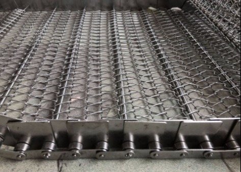Sus 304 Mesh Conveyor Belt Pineapple Washing a catena del CE