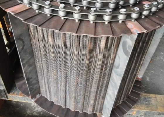 Industria dei prodotti di Mesh Conveyor Belt For Glass della catena di acciaio inossidabile dello SGS 314
