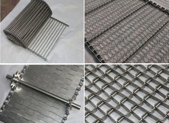 Carico di Mesh Conveyor Belt For Screening dell'acciaio inossidabile del cavo piano 317