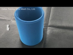 cintura a maglia a fori quadrati in poliestere