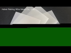 cintura a maglia a fori quadrati in poliestere